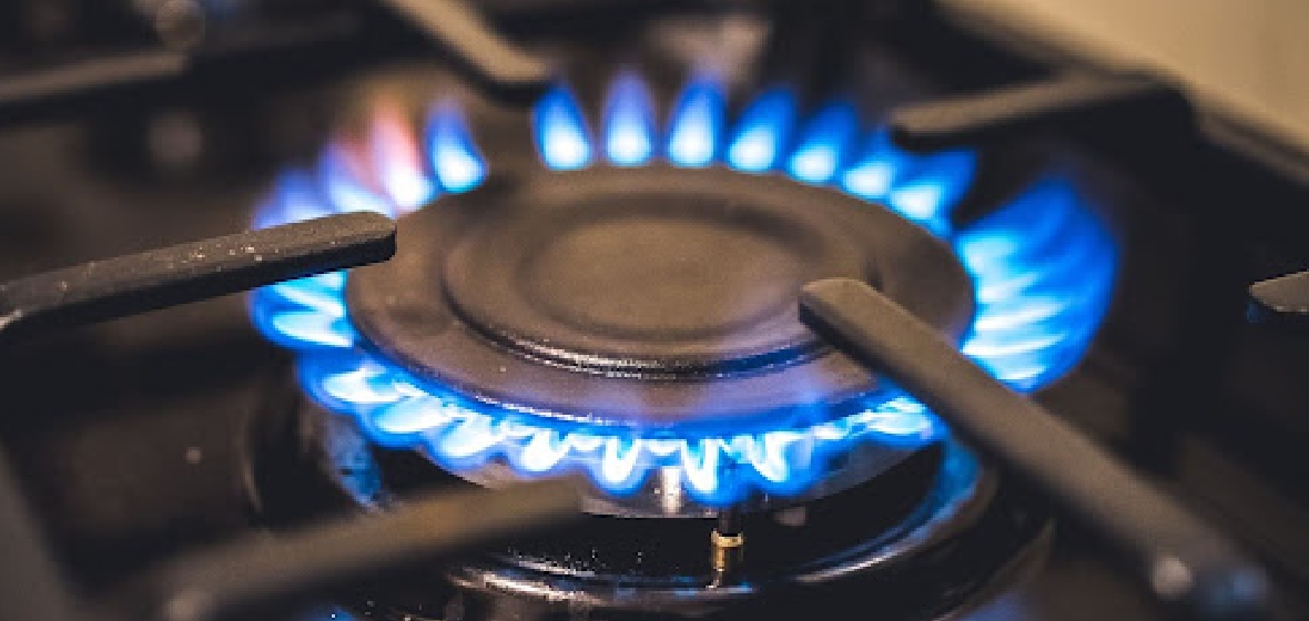 ガスコンロの点火確認イメージ